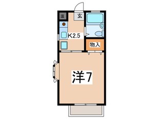 コ－ポ和泉の物件間取画像